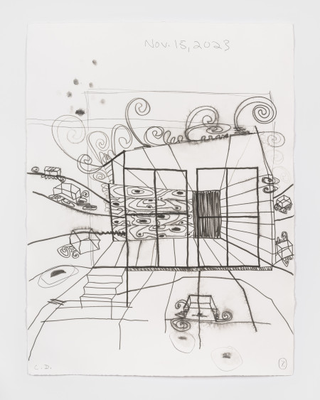 Empty Spaces (7), Watercolor and graphite on paper