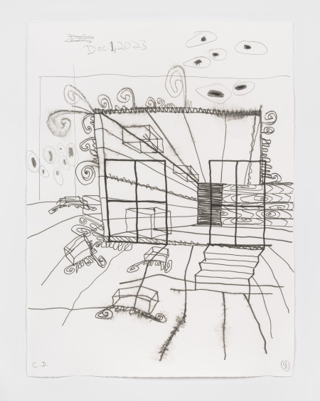 Empty Spaces (9), Watercolor and graphite on paper