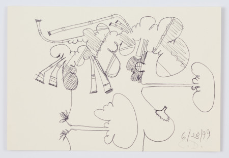 Female Portrait (6/28/99), Pen on paper