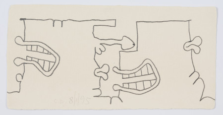 First Contact (8/1/95), Pencil on paper