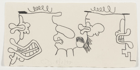 First Contact (8/2/95), Pencil on paper