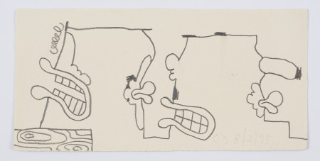 First Contact (8/2/95), Pencil on paper