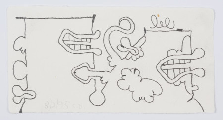 First Contact (8/2/95), Pencil on paper