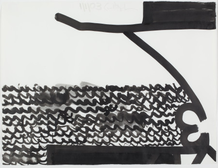 Sea (1/1/03), Ink and pencil on paper