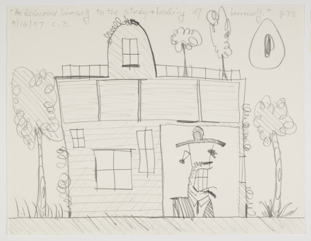 Sketches for The Alienist, Pencil on paper