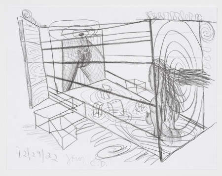 Studies for a Painting 1-6 (#4), Pencil on paper