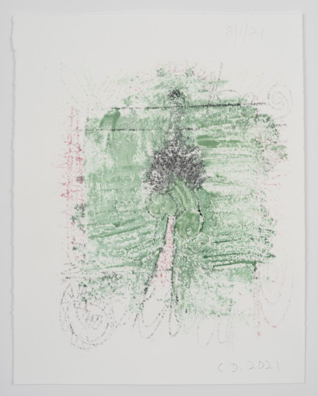 Studies for Somatic Transmission/Blot (#7), Watercolor and water soluble pencil on paper