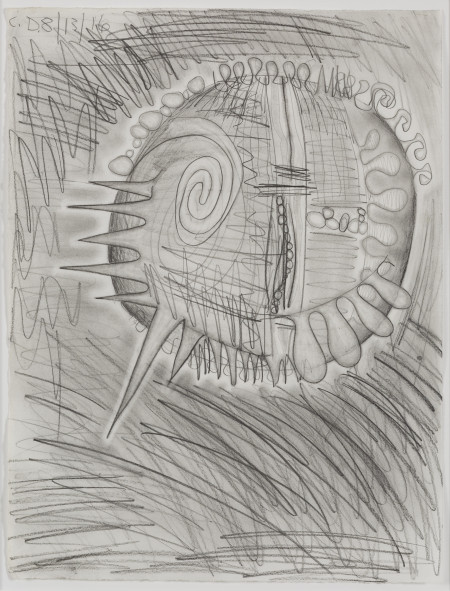 Study after Big Bang, Pencil on paper