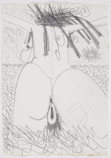 Study for Bathers, Graphite on paper