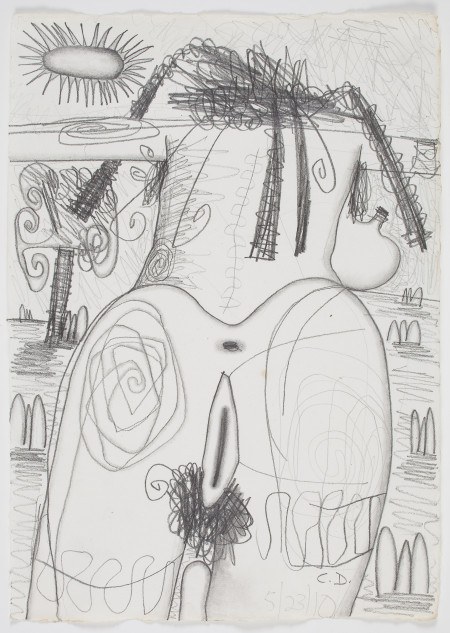 Study for Bathers, Graphite on paper