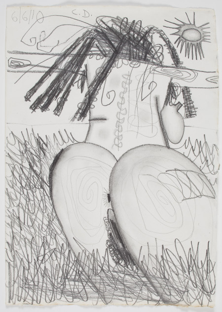 Study for Bathers, Graphite on paper