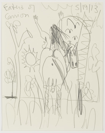 Study for Horse and Rider (My X) (32), Graphite on paper