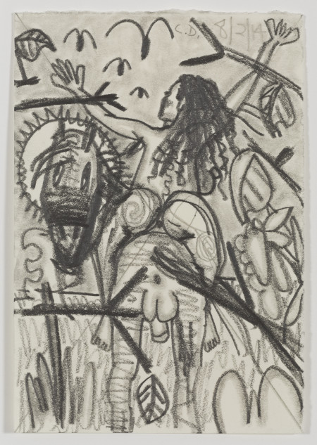 Study for Horse and Rider (My X) (43), Graphite on paper