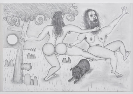 The Golden Age (13), Pencil on gessoed linen