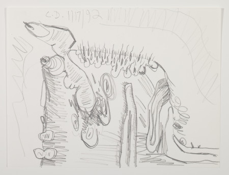 Untitled (1/17/92), Pencil on paper