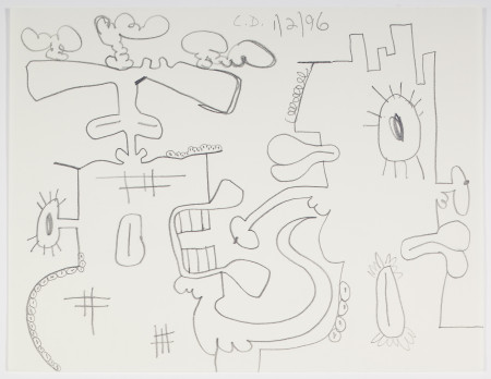 Untitled (1/2/96), Pencil on paper