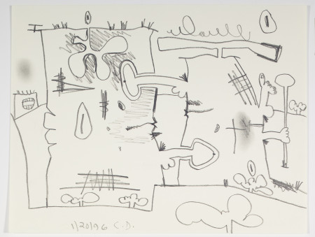 Untitled (1/20/96), Pencil on paper