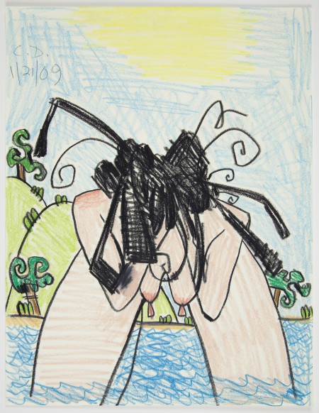 Untitled (1/21/09), Colored pencil on paper