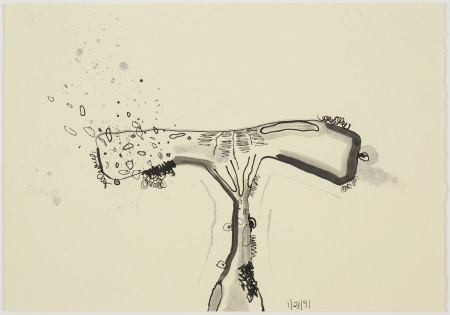 Untitled (1/23/91), Ink on paper