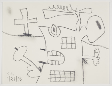 Untitled (1/23/96), Pencil on paper