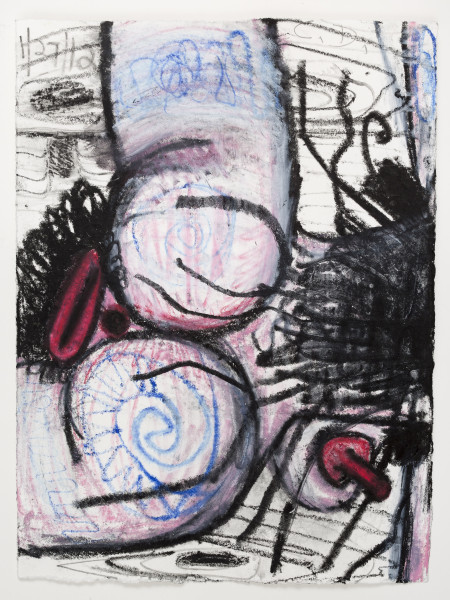 Untitled (1/27/12), Watercolor crayon and pencil on paper