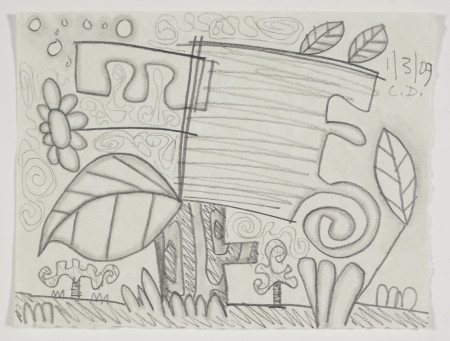 Untitled (1/3/09), Pencil on paper