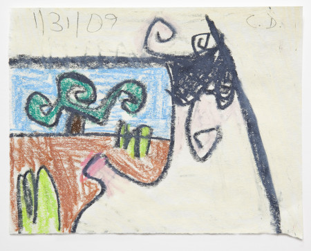 Untitled (1/31/09), Mixed media on paper