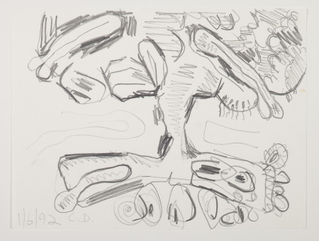 Untitled (1/6/92), Pencil on paper