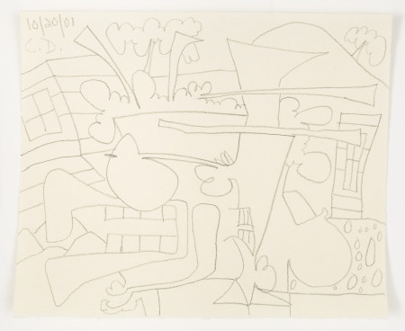 Untitled (10/20/01), Pencil on paper