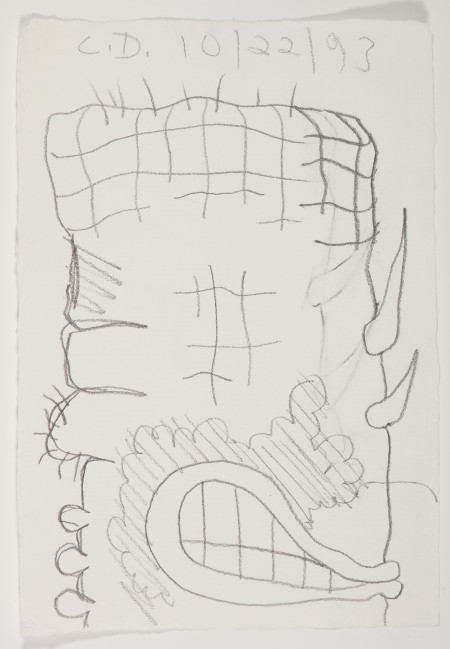 Untitled (10/22/93), Pencil on paper