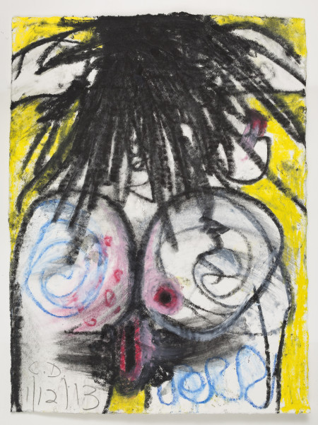 Untitled (11/12/13), Watercolor crayon and pencil on paper