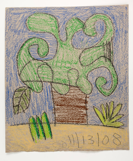 Untitled (11/13/08), Crayon and pencil on paper