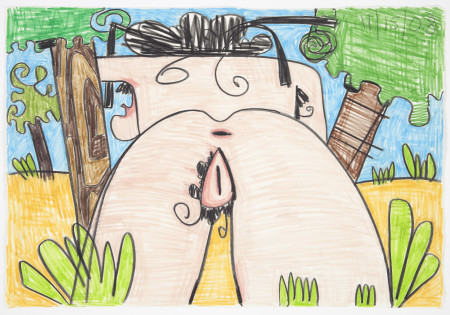 Untitled (11/15/08), Colored pencil and pencil on paper