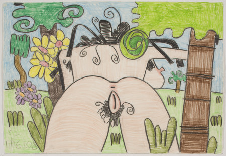 Untitled (11/16/08), Colored pencil on paper