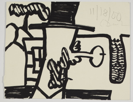 Untitled (11/18/00), Ink and pencil on paper