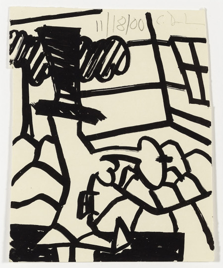 Untitled (11/18/00), Marker on paper