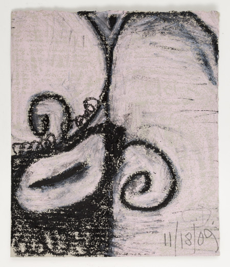 Untitled (11/18/09), Crayon and pencil on paper