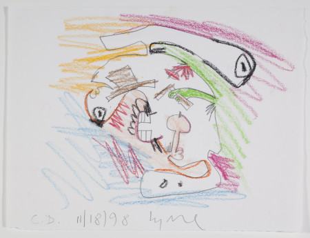 Untitled (11/18/98), Colored pencil and pencil on paper
