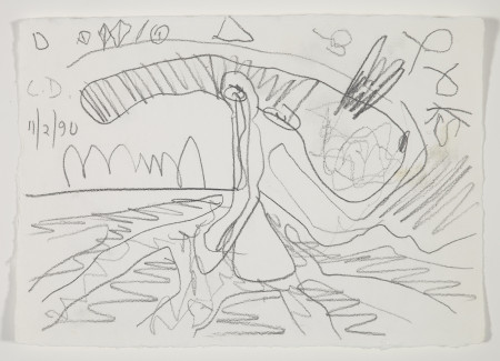 Untitled (11/2/90), Pencil on paper