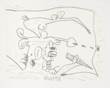 Untitled (11/25/98), Pencil on paper