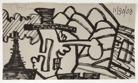 Untitled (11/30/00), Permanent marker on paper