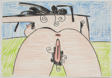 Untitled (11/8/08), Colored pencil on paper