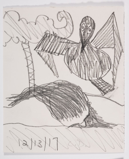 Untitled (12/13/17), Pencil on paper