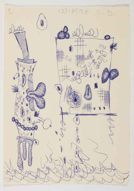 Untitled (12/18/96), Pen and pencil on paper