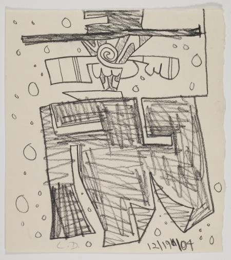 Untitled (12/19/04), Carbon pencil and pencil on paper