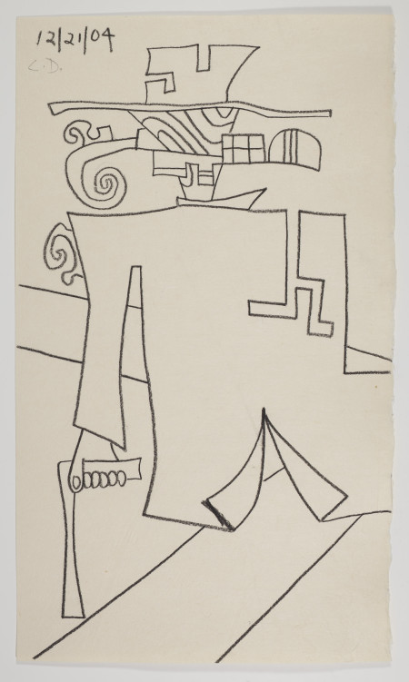 Untitled (12/21/04), Carbon pencil and pencil on paper