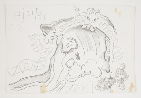 Untitled (12/21/91), Pencil and ink on paper