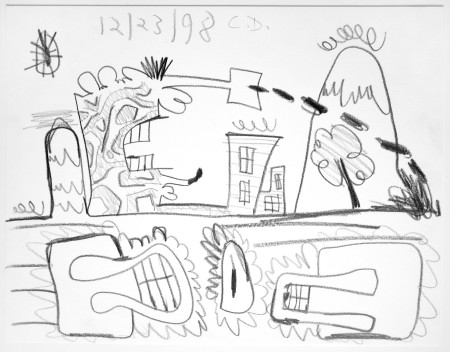 Untitled (12/23/98), Graphite on paper