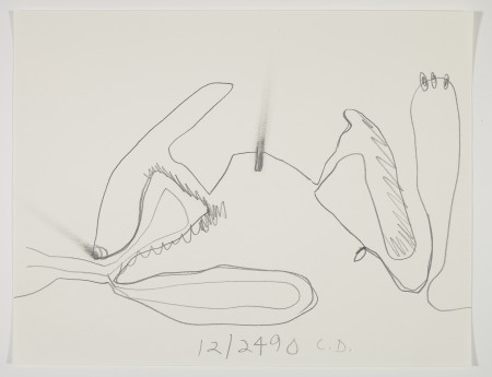 Untitled (12/24/90), Pencil on paper