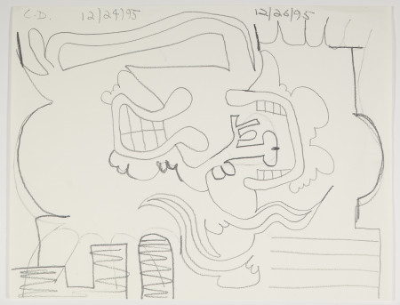 Untitled (12/24/95, 12/26/95), Pencil on paper